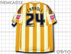 NewCastle United 2009-2010 Away #24 CARROLL@j[LbXEiCebh@AEFC@L