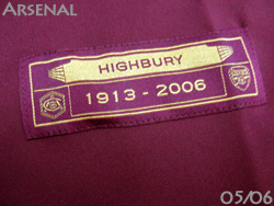 Arsenal 2005/2006 Highbury last-model Limited edition Home Nike@A[Zi@z[@nCo[EXgf@3000@iCL@195585
