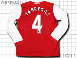 Arsenal 2010-2011 Home #4 FABREGAS A[Zi@z[ ZXNEt@uKX