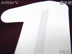 Aston Villa 2009-2010 Home Players' Issued #11 AGBONLAHOR@AXgB@z[@Ix@AO{z[