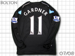 Bolton 2007/2008 Away reebok #11 GARDNER ボルトン アウェイ リカルド・ガードナー リーボック