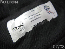 Bolton 2007/2008 Away reebok ボルトン アウェイ リーボック