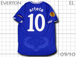Everton 2009-2010 Home #10 ARTETA Europe League @Go[g@z[@~PEAe^ [bp[O