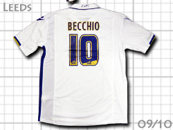 Leeds United 2009-2010 Home macron #10 BECCHIO@[YEiCebh@z[@}NА@xbLI