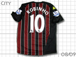 Manchester City 2008-2009 Away #10 ROBINHO@}`FX^[EVeB@AEFC@r[j