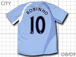 Manchester City 2008-2009 Home #10 ROBINHO@}`FX^[EVeB@z[@r[j