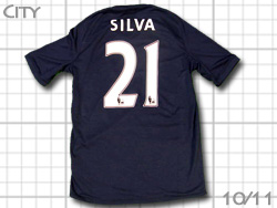 Manchester City 2010-2011 Away  #21 DAVID SILVA@}`FX^[VeB@AEFC@_BhEVo