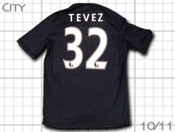Manchester City 2010-2011 Away  #32 TEVEZ@}`FX^[VeB@AEFC@JXEexX