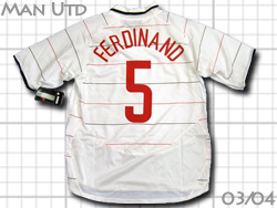 Manchester United 2003 2004 Away@}`FX^[EiCebh@#5@Rio Ferdinand@IEt@[fBih