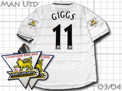 Manchester United Away #11 GIGGS 2003-2004 }`FX^[iCebh@AEFC@MOX