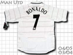 Manchester United 2003 2004 2005 Away@}`FX^[EiCebh@iEh@Ronaldo
