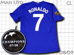 Manchester United 2008-2009 3rd #7 RONALDO Champions league@}`FX^[EiCebh@T[h@`sIY[O@iEh