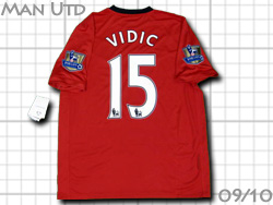 Manchester United 2009-2010 Home #15 VIDIC@}`FX^[iCebh@z[@rfBb`