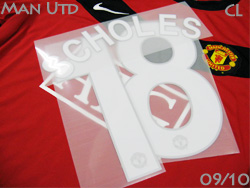 Manchester United 2009-2010 Home CL #18 SCHOLES@}`FX^[iCebh@z[@XR[Y@`sIY[O