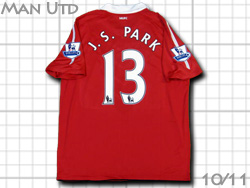 Manchester United 2010-2011 Home #13 J.S. Park@}`FX^[iCebh@z[ pq