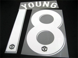 Manchester United 2011/2012 Champions League #18 YOUNG@}`FX^[iCebh@`sIY[O@O