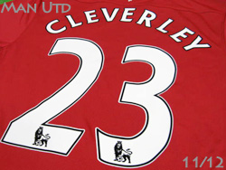 Manchester United NIKE Home 2011-2012  #23 CLEVERLEY@}`FX^[iCebh@z[@No[@iCL@423932