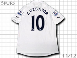 Tottenham Hotspurs 2011/2012 Home@#11 Adebayor Puma@gbgiEzbgXp[@z[@Afo[@v[}