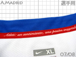 Atletico de Madrid 07/08 Home UEFA cup Players' model Nike@Ag`RE}h[h@UEFAt@Ipf@z[@@242363