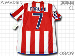 Atletico Madrid 2008-2009 Home champions league #7 FORLAN@Ag`RE}hh@Ip@tH