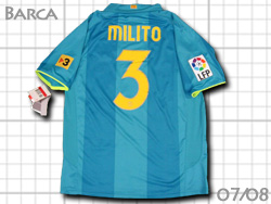 barca 2007-2008 Away MILITO