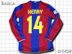2007-2008 Barca  oT@07/08 Henry@A