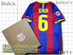 FC Barcelona 2010-2011 CL Final Authentic Home #6 XAVI@oZi@`sIY[O@I[ZeBbN Vr