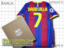 FC Barcelona 2010-2011 CL Final Authentic Home #7 DAVID VILLA@oZi@`sIY[O@I[ZeBbN _BhErW