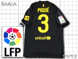 FC Barcelona 2011-2012 Away #3 PIQUE' Qatar Foundation@oZi@AEFC@oT@WF[EsP@J^[c 419880