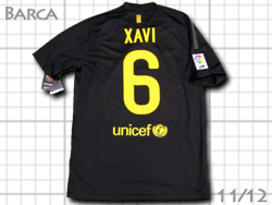 FC Barcelona 2011-2012 Away #6 XAVI Qatar Foundation@oZi@AEFC@oT@VrGEGifX@J^[c 419880