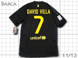 FC Barcelona 2011-2012 Away #7 DAVID VILLA Qatar Foundation@oZi@AEFC@oT@_rhErW@J^[c 419880