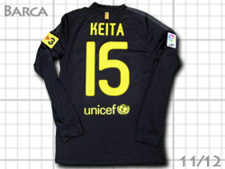 FC Barcelona 2011-2012 Away #15 KEITA Qatar Foundation@oZi@AEFC@oT@ZChDEPC^@J^[c 419881