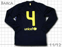 FC Barcelona 2011-2012 Away #4 Official number Qatar Foundation@oZi@AEFC@oT@ItBVio[Ń`[I[_[@J^[c 419881