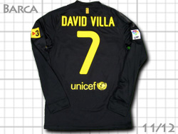 FC Barcelona 2011-2012 Away #7 DAVID VILLA Qatar Foundation@oZi@AEFC@oT@_rhErW@J^[c 419881
