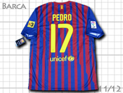 FC Barcelona 2011-2012 Home #17 PEDRO Qatar Foundation@oZi@z[@oT@yh@J^[c 419877