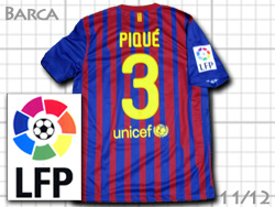FC Barcelona 2011-2012 Home #3 PIQUE' Qatar Foundation@oZi@z[@oT@WF[EsP@J^[c 419877
