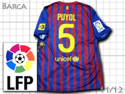 FC Barcelona 2011-2012 Home #5 PUYOL Qatar Foundation@oZi@z[@oT@vW@J^[c 419877