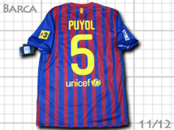 FC Barcelona 2011-2012 Home #5 PUYOL Qatar Foundation@oZi@z[@oT@vW@J^[c 419877