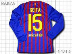 FC Barcelona 2011-2012 Home #15 KEITA Qatar Foundation@oZi@z[@oT@ZChDEPC^@J^[c 419878