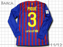 FC Barcelona 2011-2012 Home #3 PIQUE' Qatar Foundation@oZi@z[@oT@WF[EsP@J^[c 419878