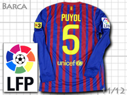 FC Barcelona 2011-2012 Home #5 PUYOL Qatar Foundation@oZi@z[@oT@vW@J^[c 419878