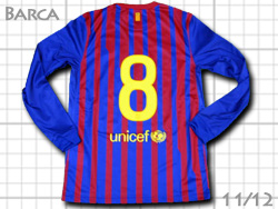 FC Barcelona 2011-2012 Home #8 Official number Qatar Foundation@oZi@z[@oT@ItBVio[Ń`[I[_[@J^[c 419878