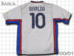 FC Barcelona 2000-2001 Away #10 RIVALDO@oZi@oT@AEFC@oEh