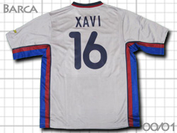 FC Barcelona 2000-2001 Away #16 XAVI@oZi@oT@AEFC@Vr