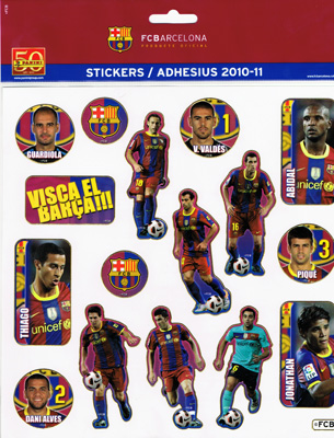 Panini Stickers FC BARCELONA@pj[j@XebJ[@FCoZi