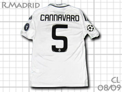 Real Madrid 2008-2009 A}h[h CANNAVARO@Jio[@CL