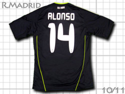 Real Madrid 2010-2011 Away #14 ALONSO@A}h[h@AEFC@y14ԁz@VrEA\