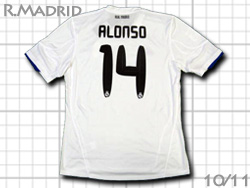 Real Madrid 2010-2011 Home #14 ALONSO@A}h[h@z[@y14ԁz@VrEA\