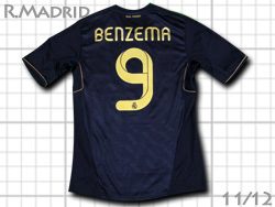 Real Madrid 2011-2012 Away #9 BENZEMA adidas@A}h[h@AEFC@JEx[}@AfB_X v13642