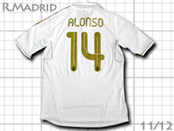 Real Madrid 2011-2012 Home #14 ALONSO adidas@A}h[h@z[@VrEA\@AfB_X